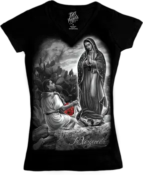 La Virgencita Women's V-Neck