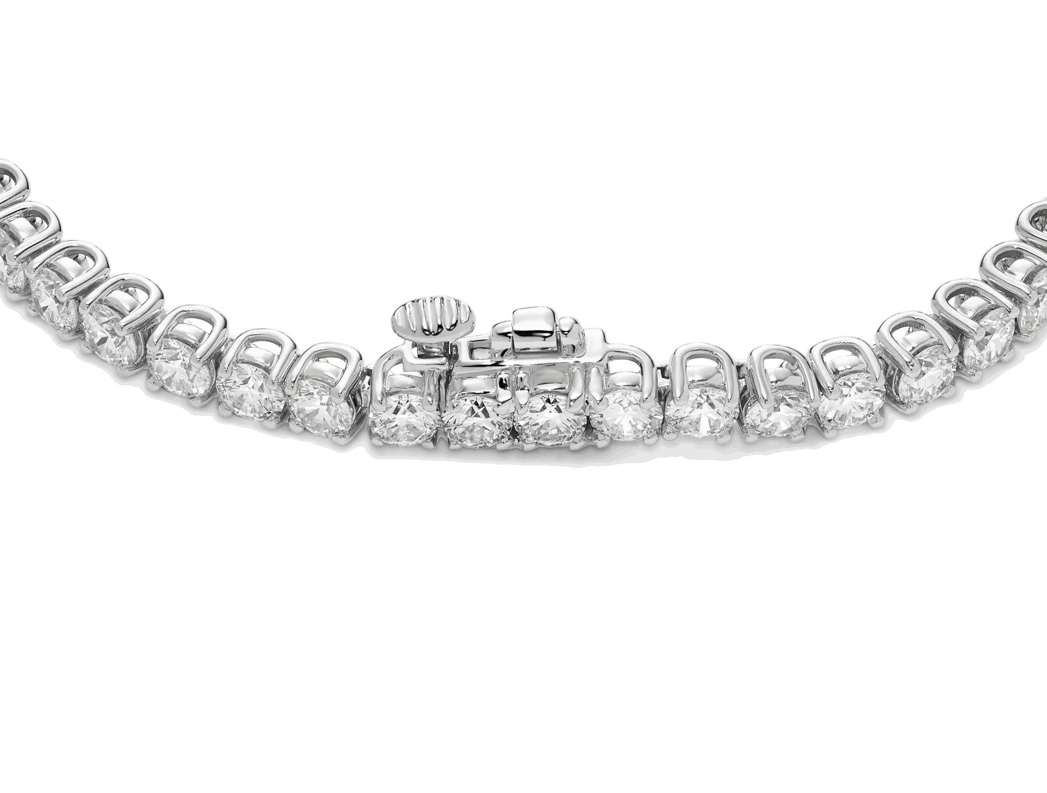 Lab-Grown Diamond Small Tennis Bracelet - E/F color, 7 length | White