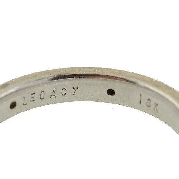 LEGACY Estate 18kt Inlaid Diamond Eternity Band