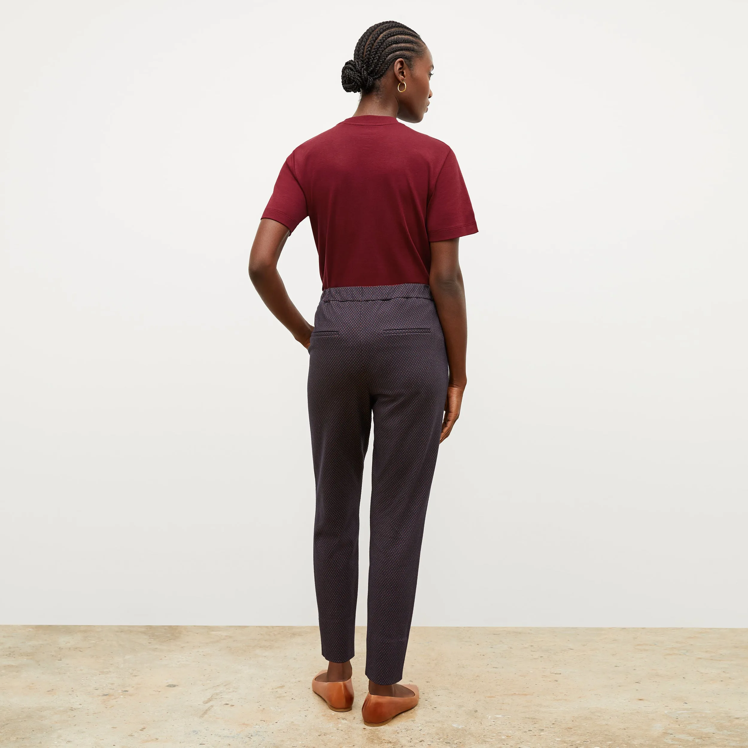 Leslie T-Shirt - Pima Cotton :: Maroon