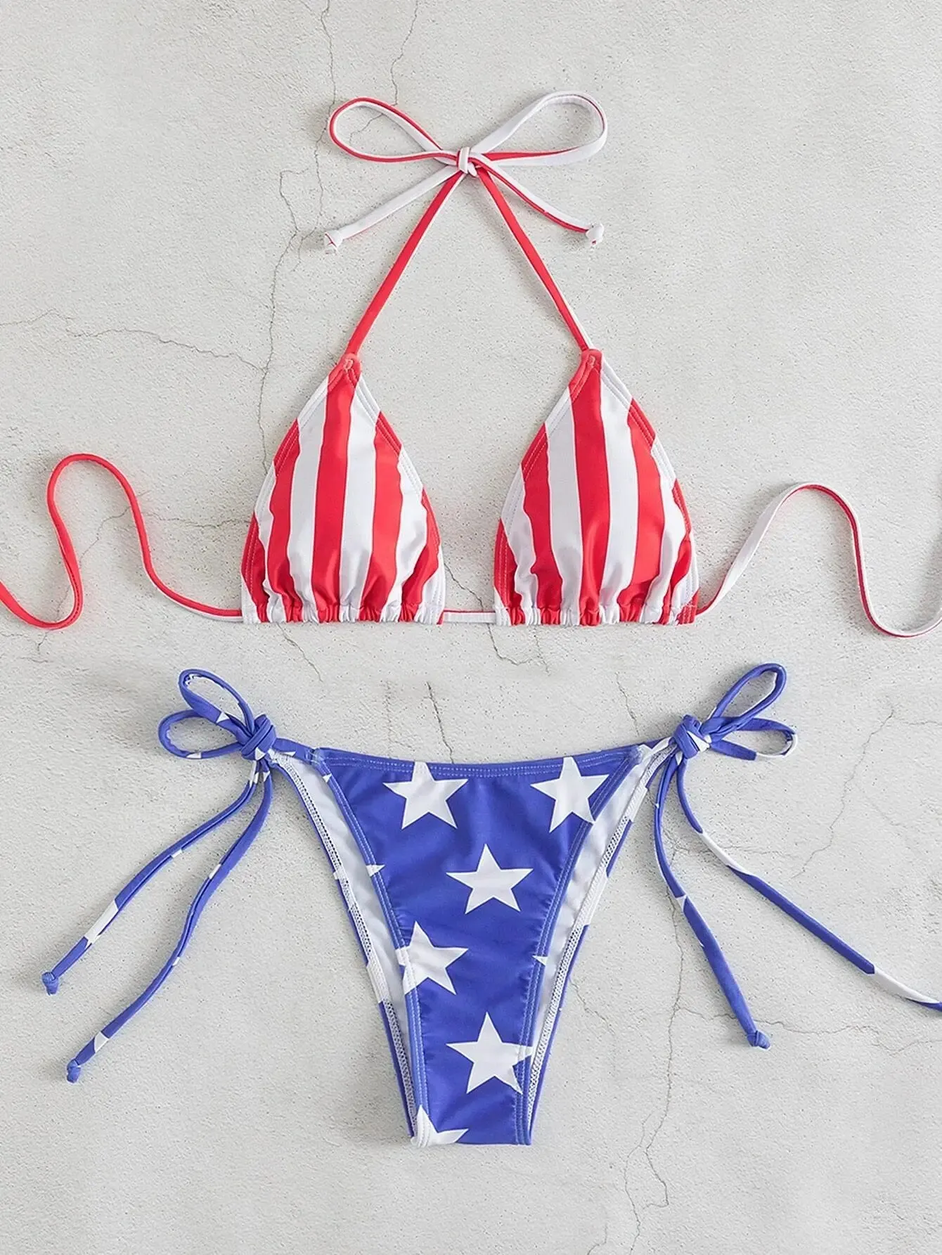 Liberty Love Bikini mit USA-Flagge