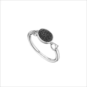 Lolita Black Diamond & Sterling Silver Ring