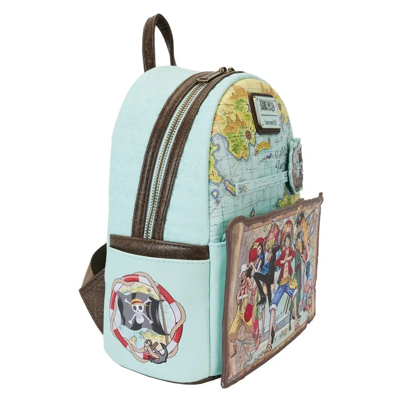 Loungefly Toei One Piece Luffy Gang Map Mini Backpack