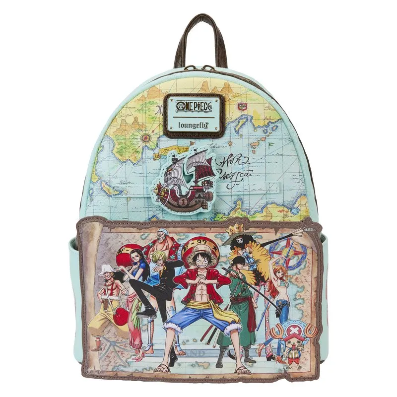 Loungefly Toei One Piece Luffy Gang Map Mini Backpack