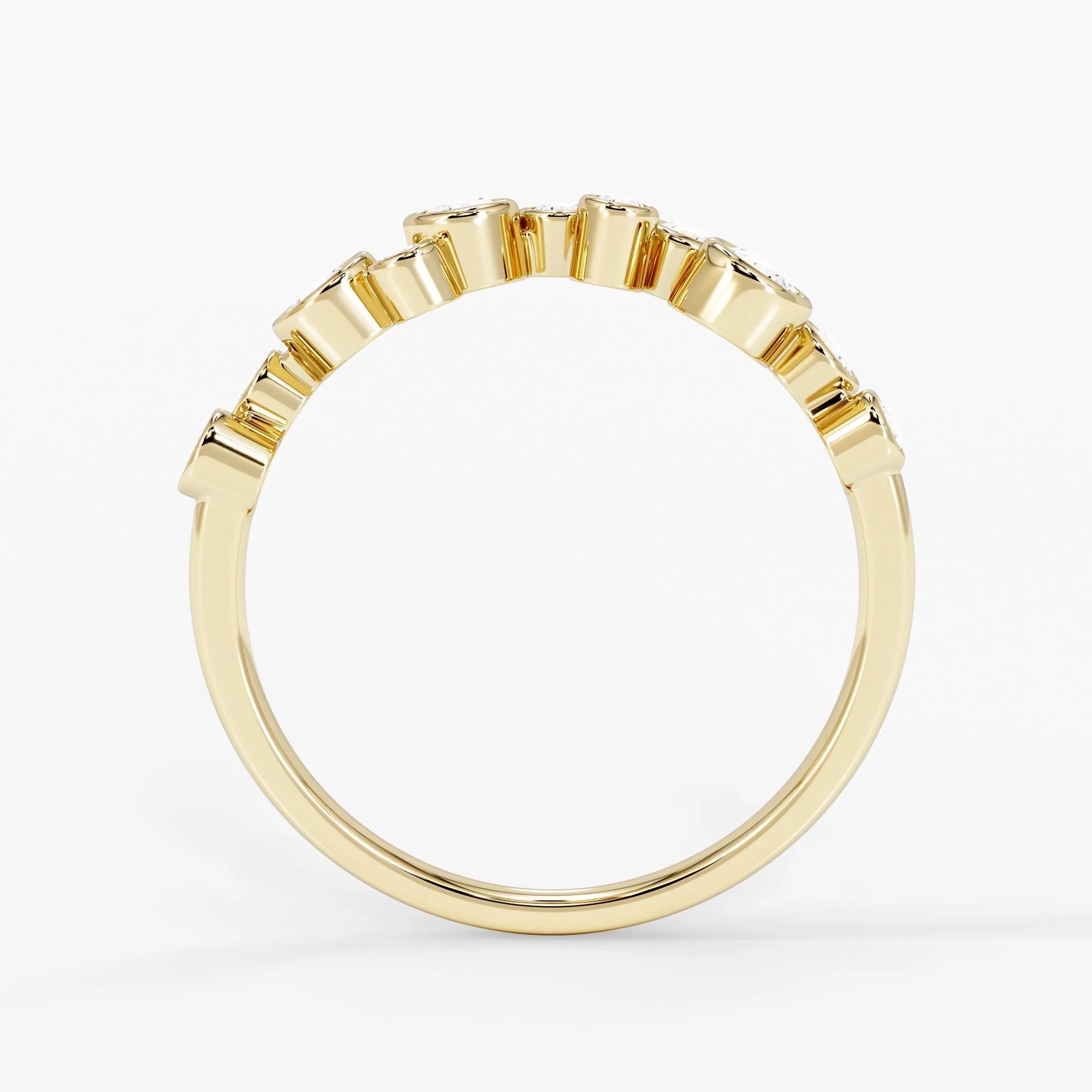 Luna Raindrop Ring 18K Yellow Gold