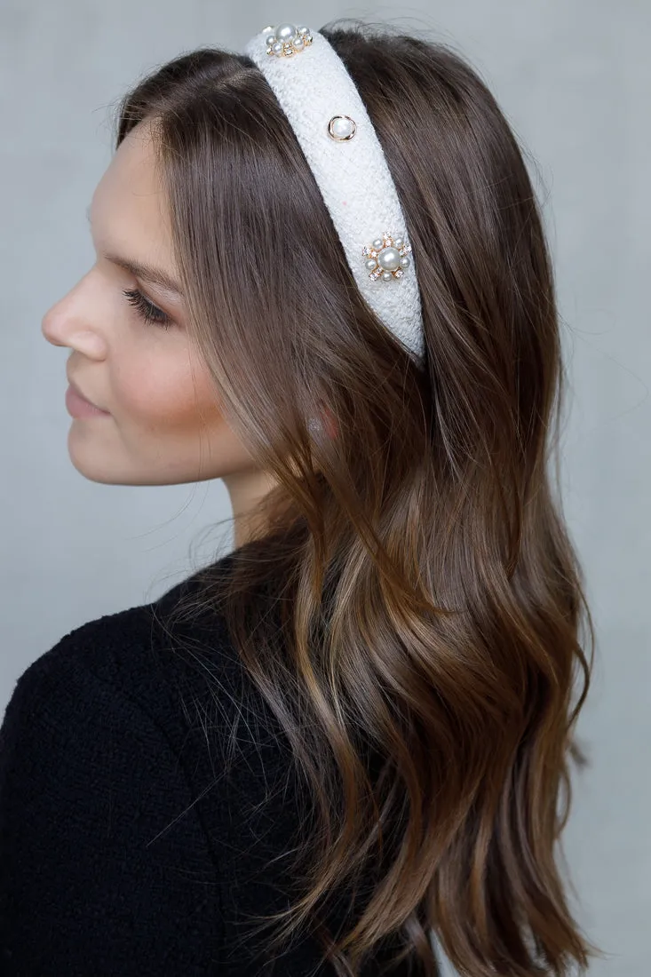 LUXE TWEED FANCY HAIRBAND