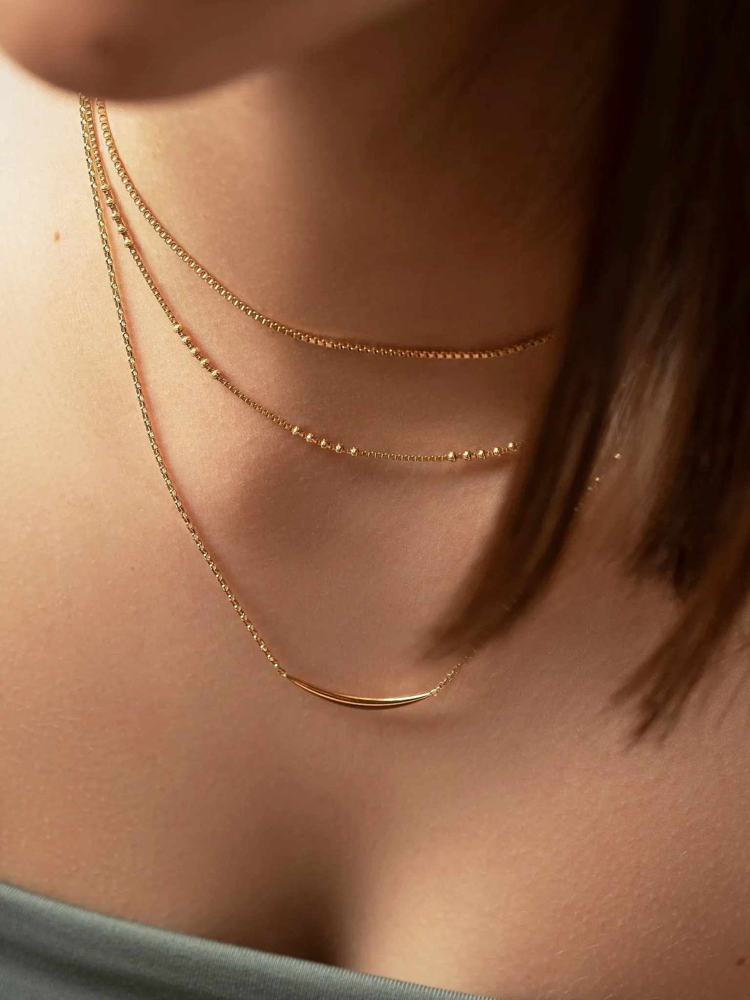 Marzia Box Chain Necklace