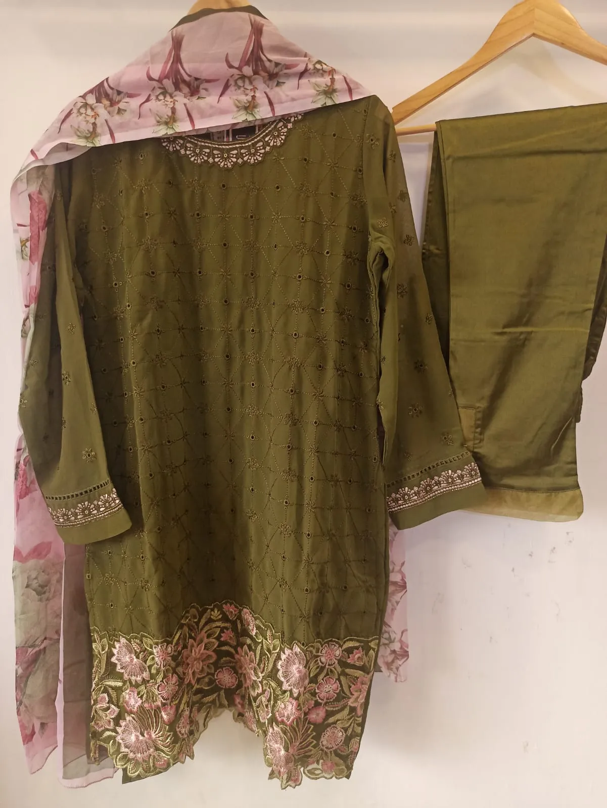 Mehendi Green Georgette Tunic