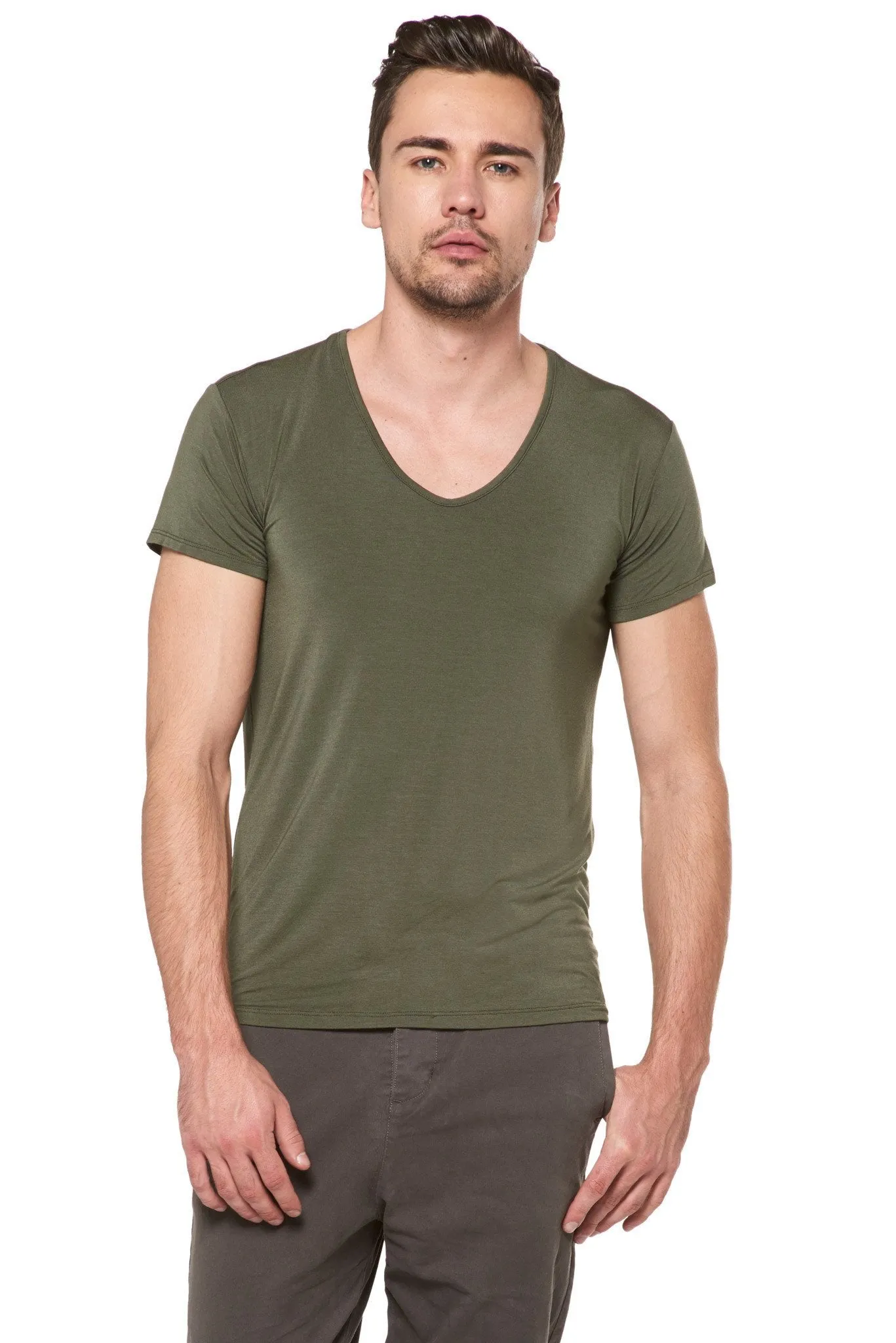 Men's Modal V-Neck Tee