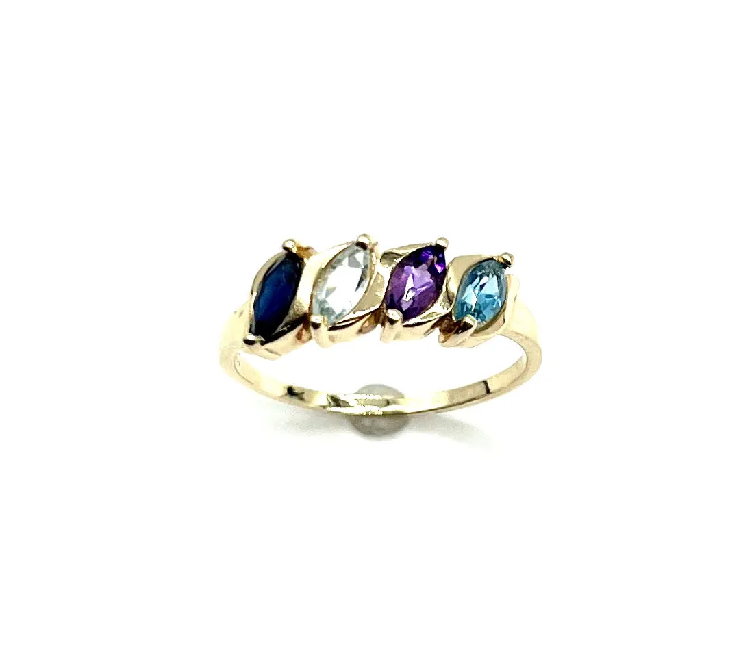 Multicolored Stone Ring