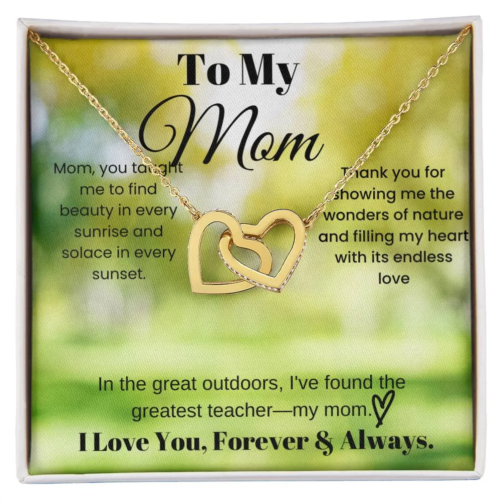 Nature Lovers Necklace For Mom From Kids Gift For Mothers