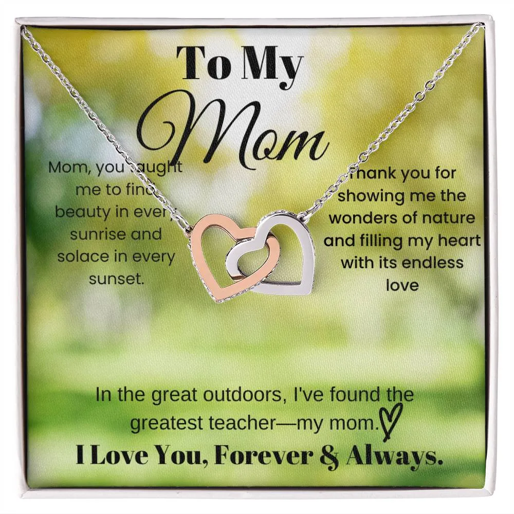 Nature Lovers Necklace For Mom From Kids Gift For Mothers