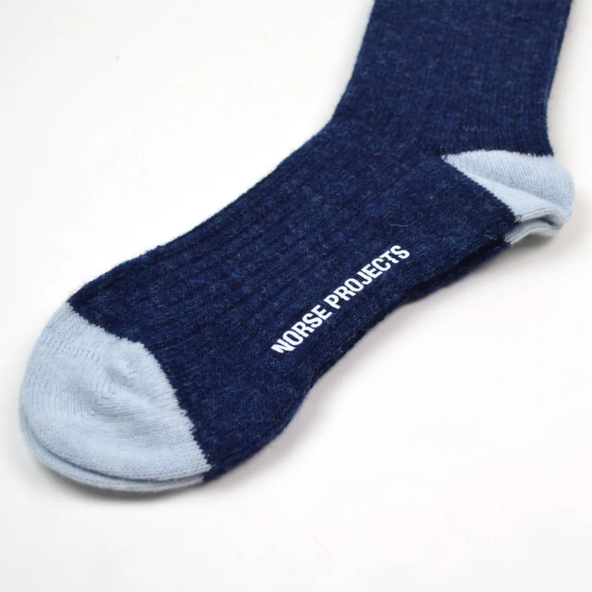 Norse Projects - Bjarki Nordic Socks - Indigo