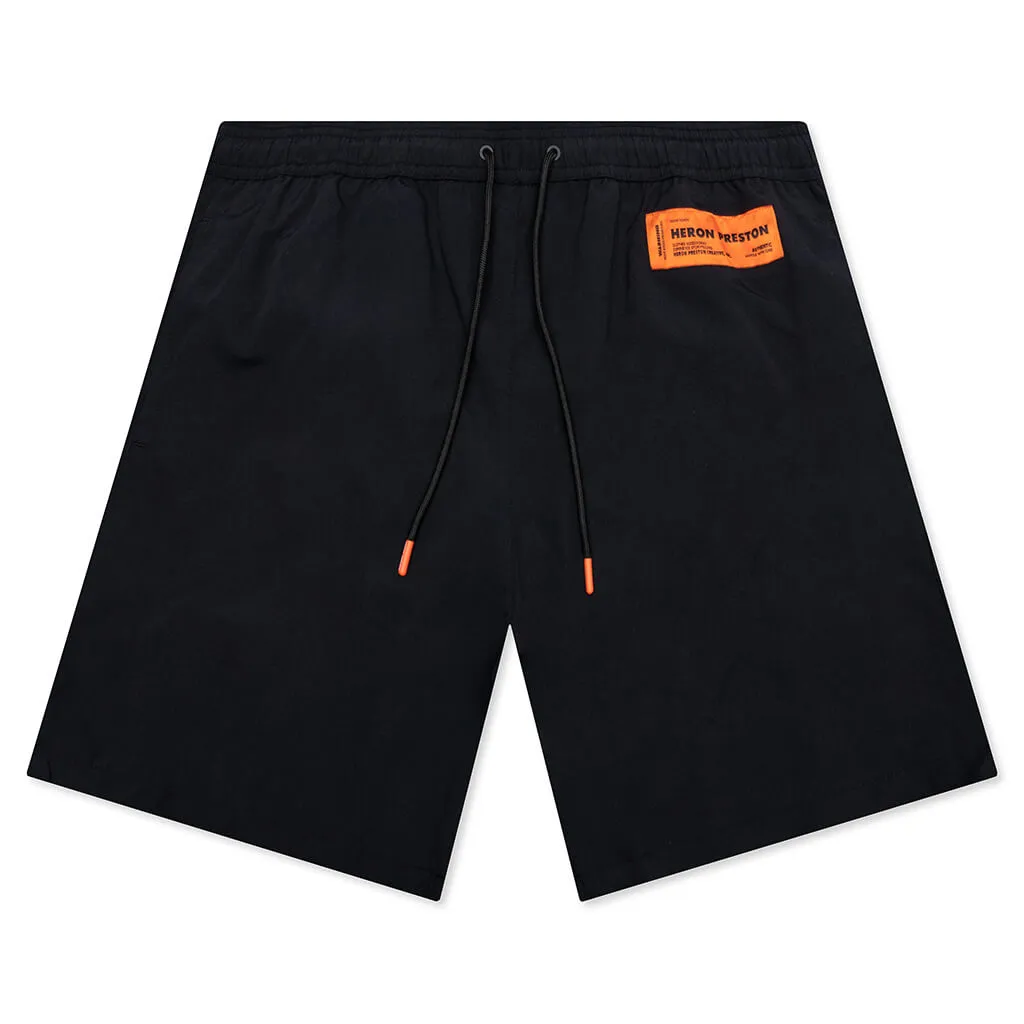 Nylon Swimshorts - Black/No Color