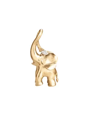 Ole Lynggaard 18KYG Circus Diamond Elephant Charm | 40mm