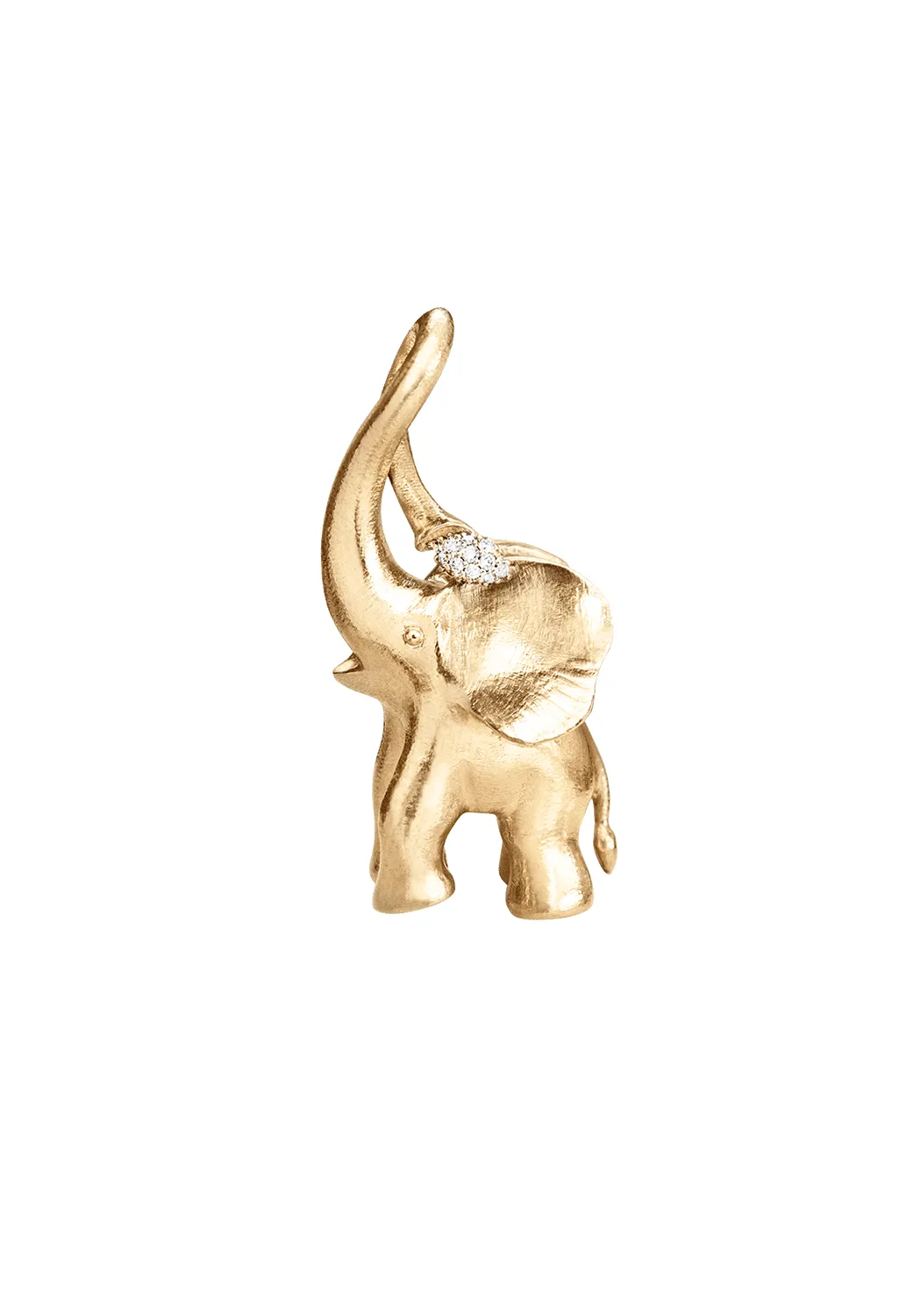 Ole Lynggaard 18KYG Circus Diamond Elephant Charm | 40mm