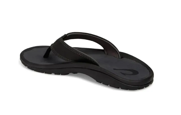 Olukai Men's Ohana - Black/Dark Shadow