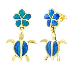 Opal Paradise Honu Earrings