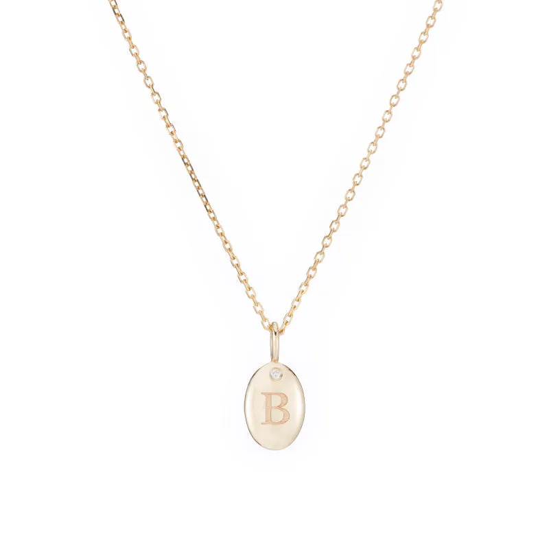 Oval Signet Necklace