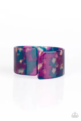 Paparazzi Groovy Vibes - Multi Purple Bracelet