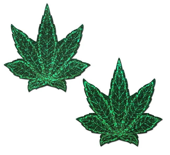 Pastease - Indica Pot Leaf Nipple Pasties