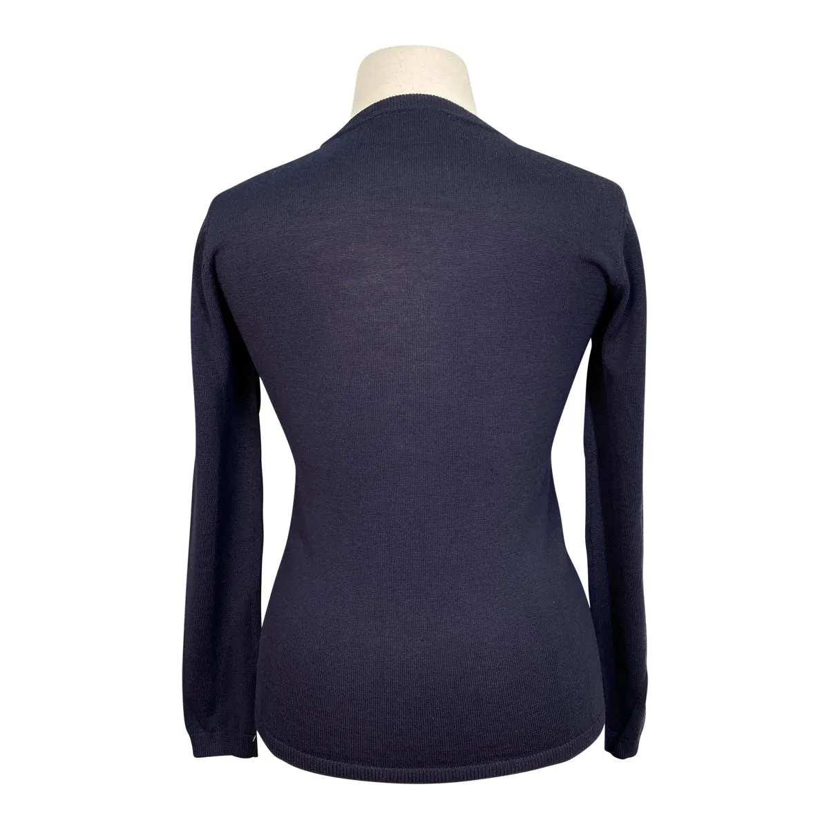 PS of Sweden 'Linnea' Knit Sweater in Navy - Women's Large