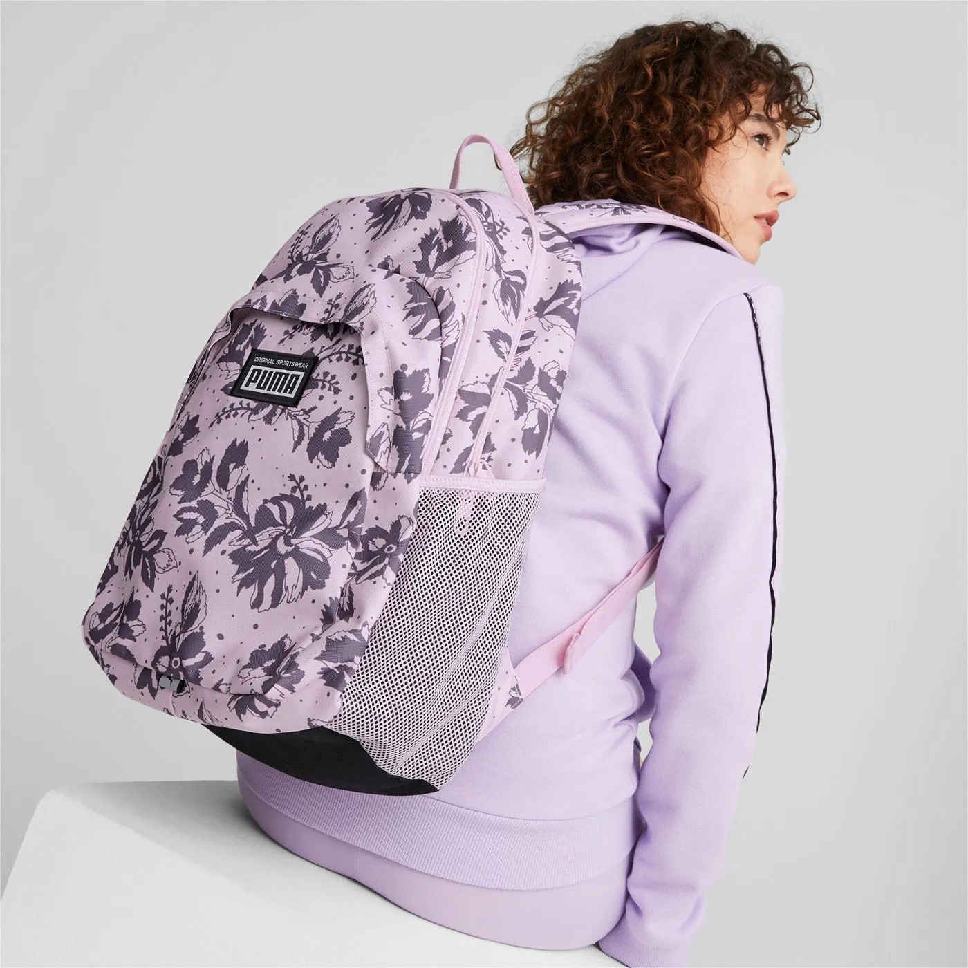 Puma Multipurpose backpack Academy backpack 079133-08 pearl pink-flower