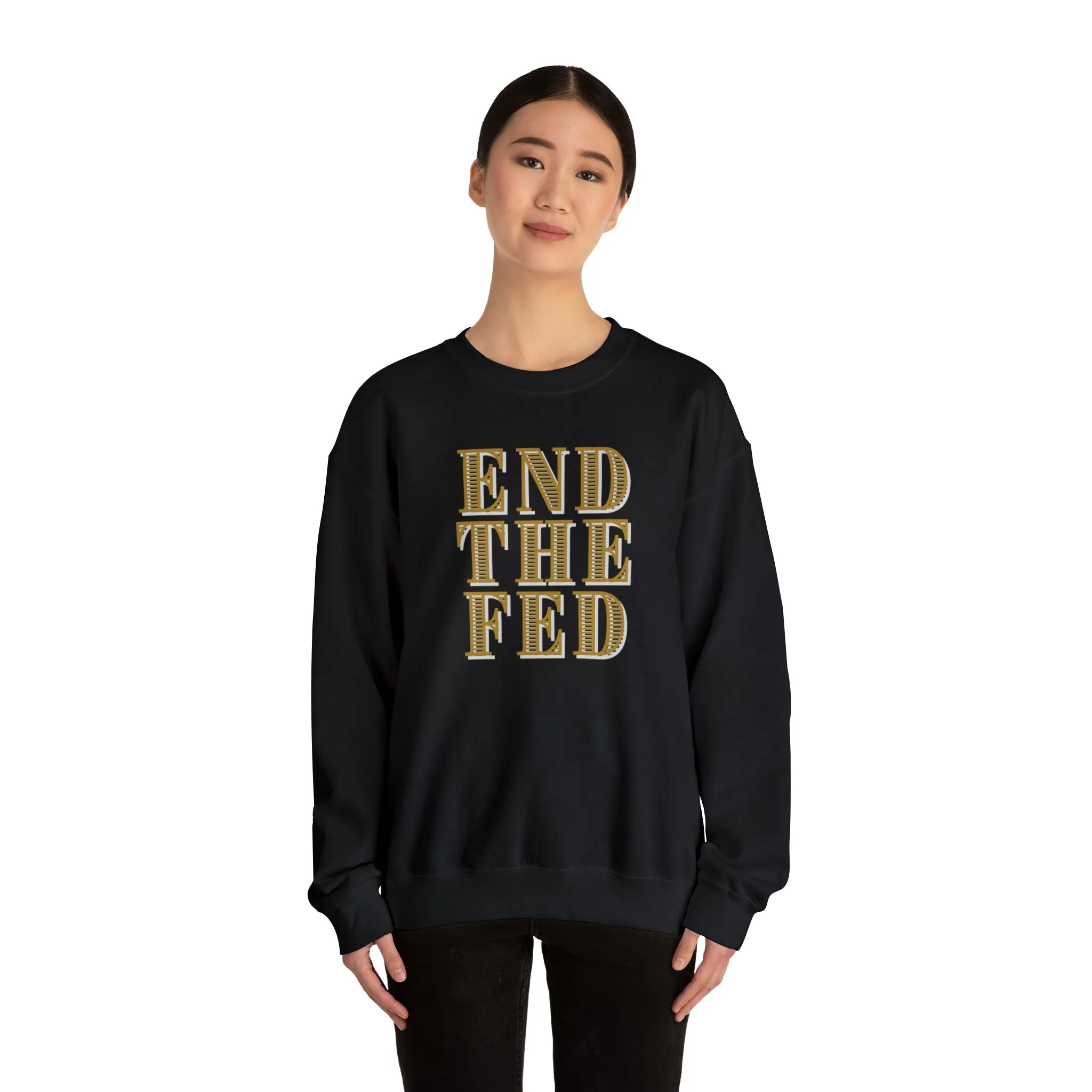 "End The Fed" Heavy Blend™ Crewneck Sweatshirt