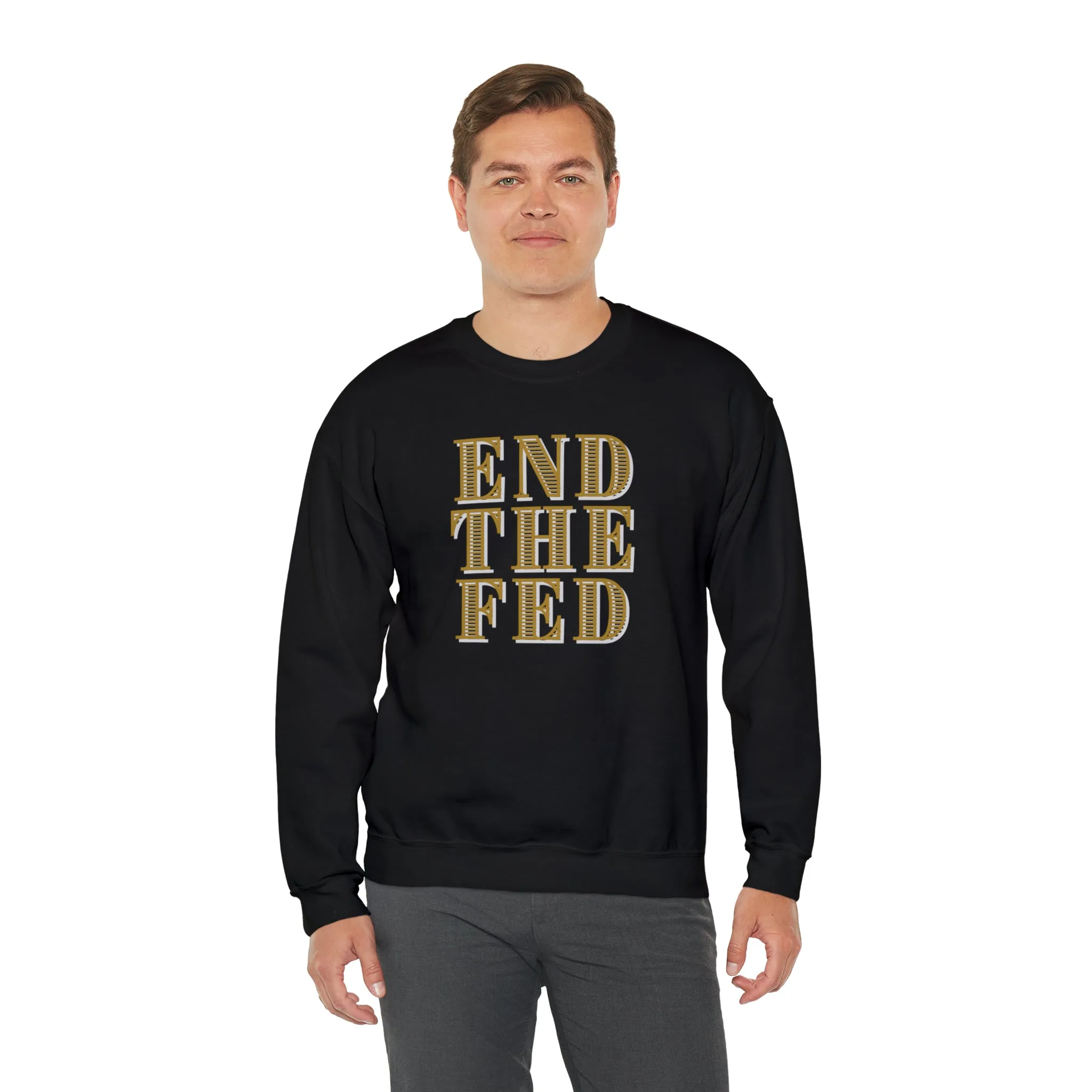 "End The Fed" Heavy Blend™ Crewneck Sweatshirt