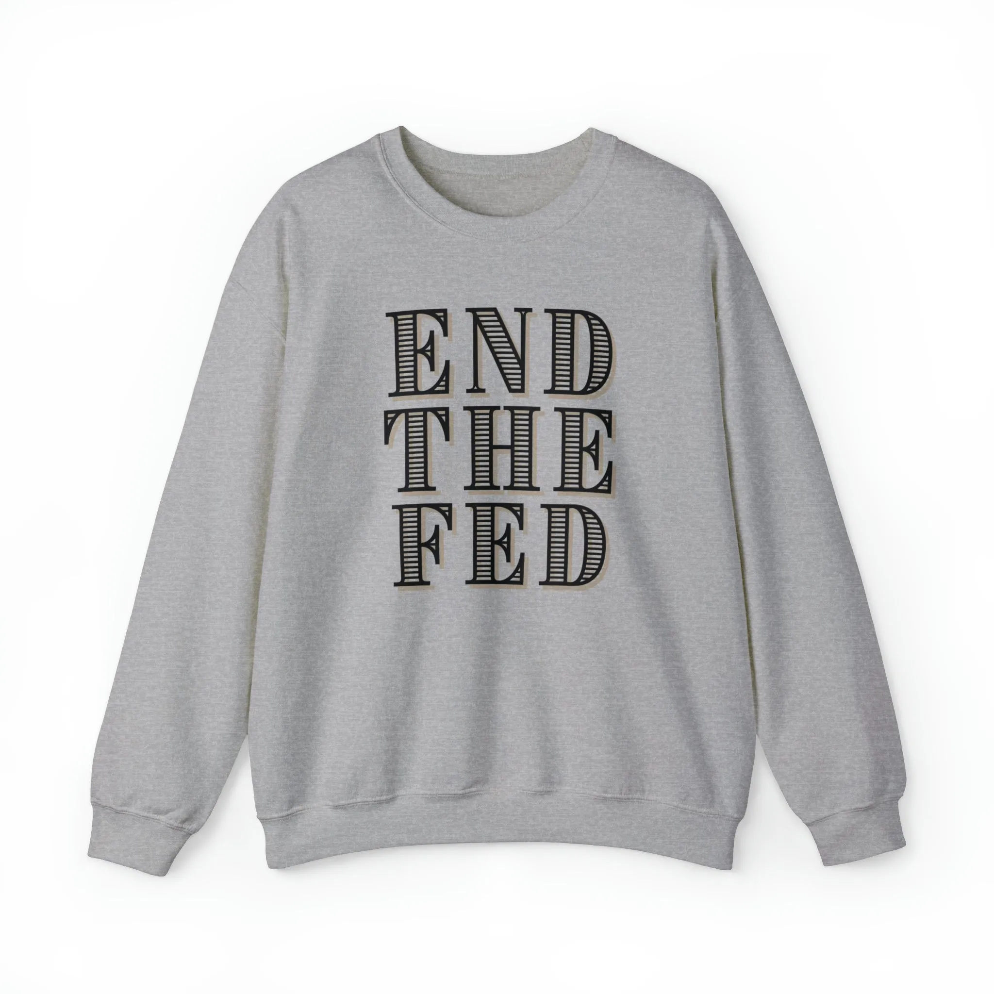 "End The Fed" Heavy Blend™ Crewneck Sweatshirt