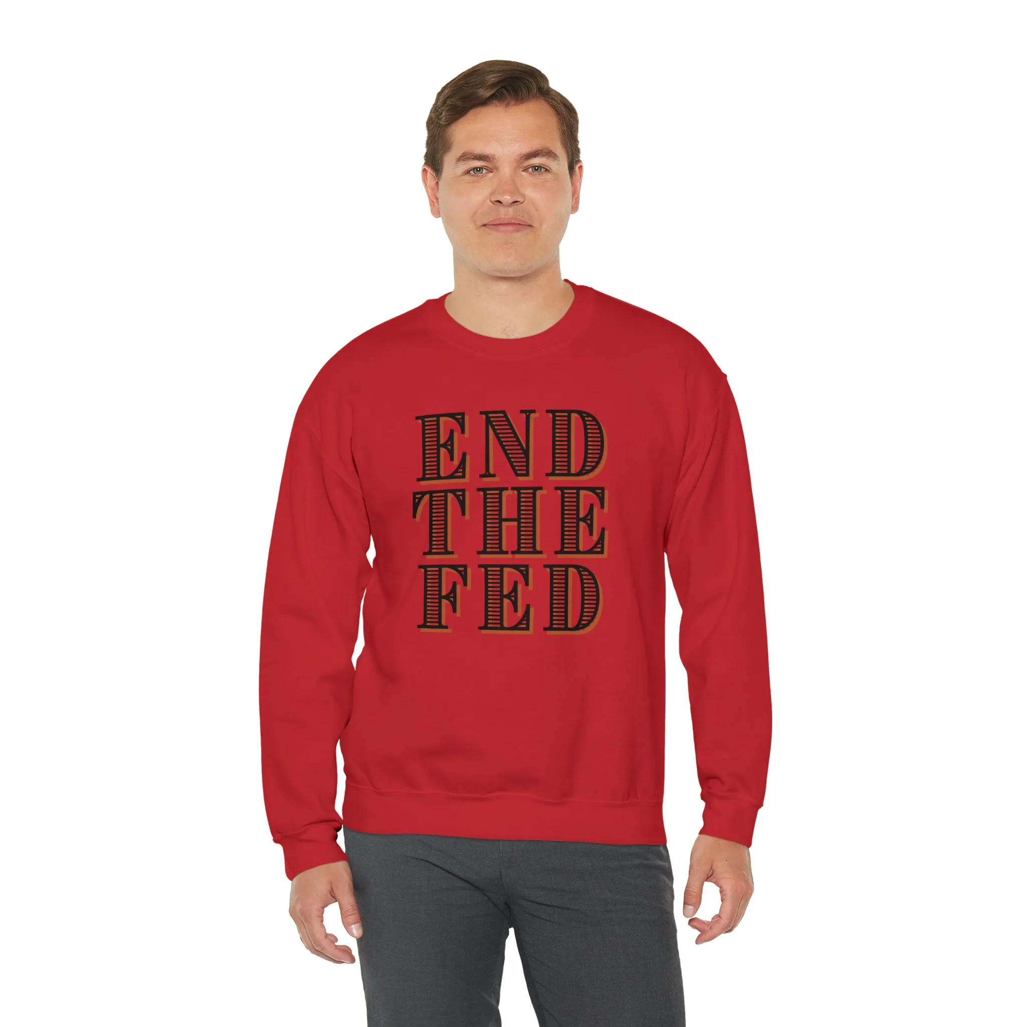 "End The Fed" Heavy Blend™ Crewneck Sweatshirt