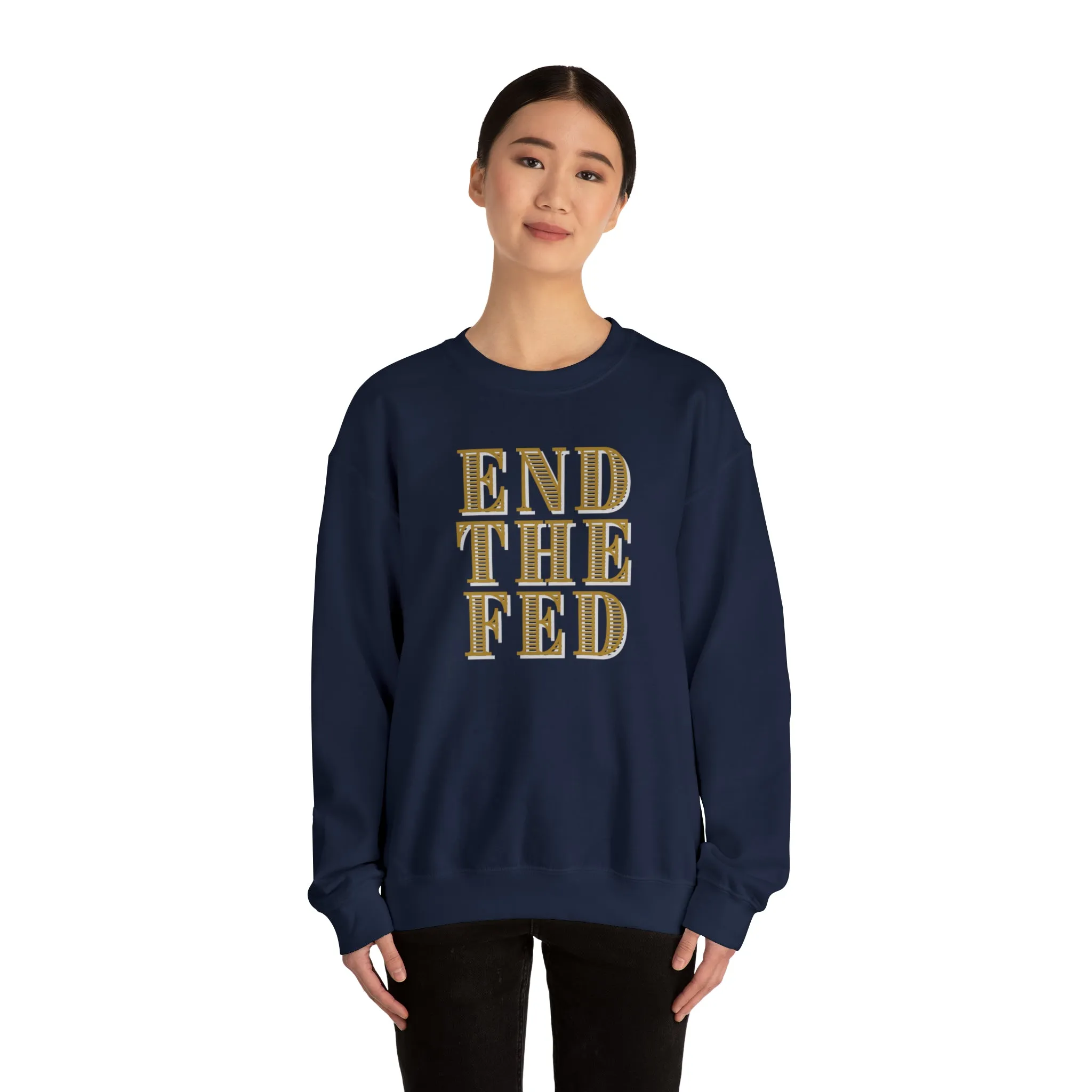 "End The Fed" Heavy Blend™ Crewneck Sweatshirt