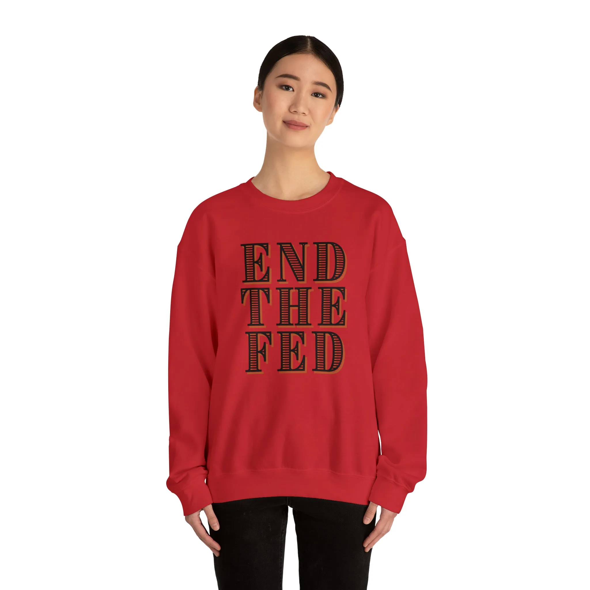 "End The Fed" Heavy Blend™ Crewneck Sweatshirt