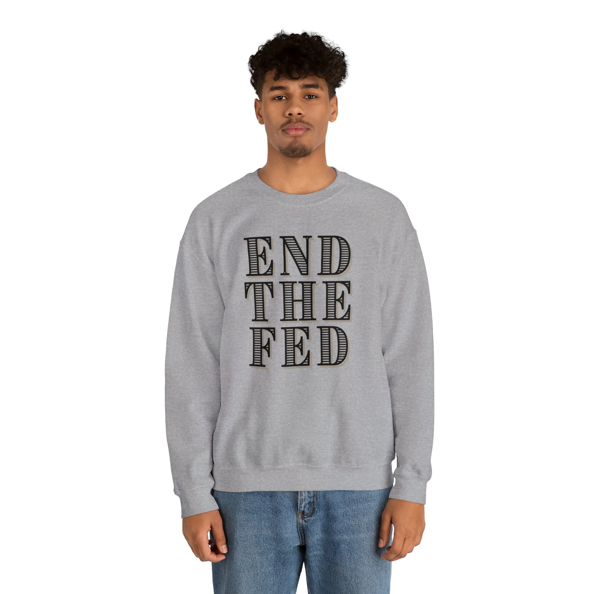 "End The Fed" Heavy Blend™ Crewneck Sweatshirt