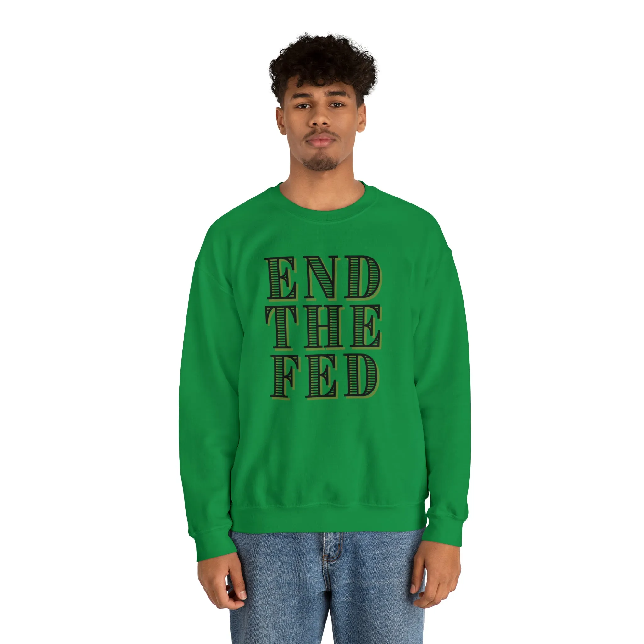 "End The Fed" Heavy Blend™ Crewneck Sweatshirt