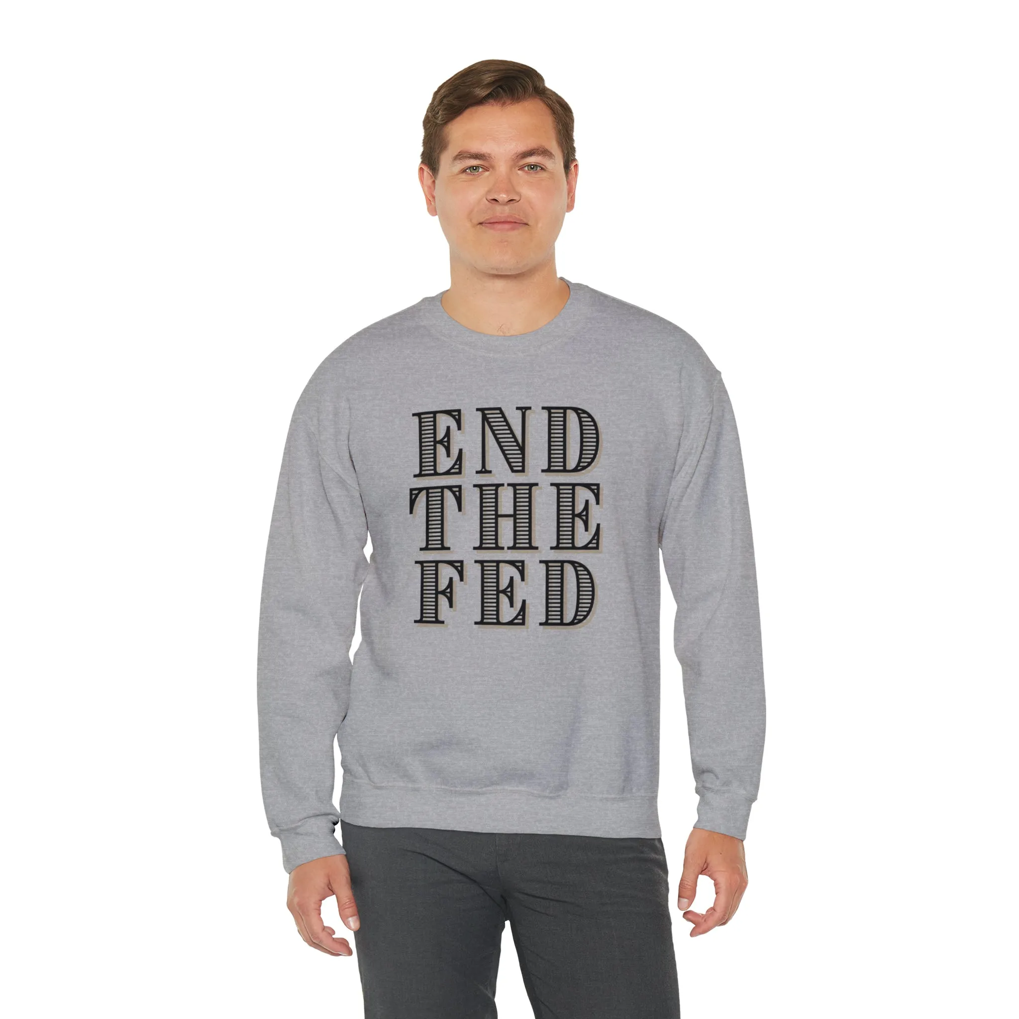 "End The Fed" Heavy Blend™ Crewneck Sweatshirt