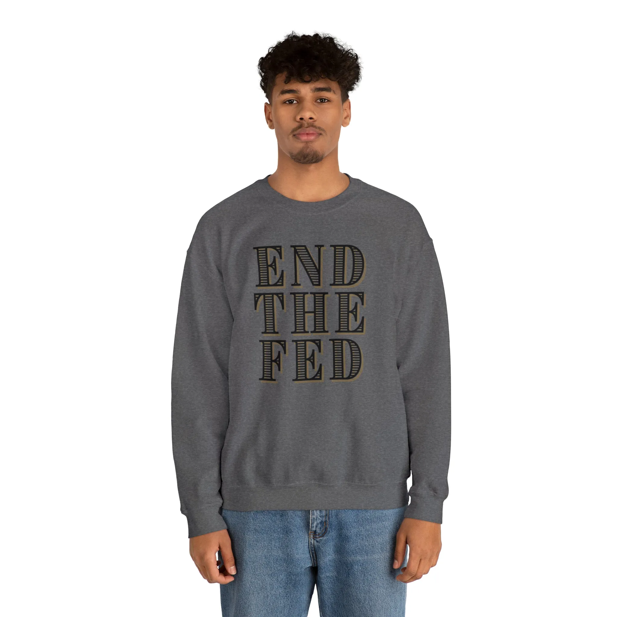 "End The Fed" Heavy Blend™ Crewneck Sweatshirt