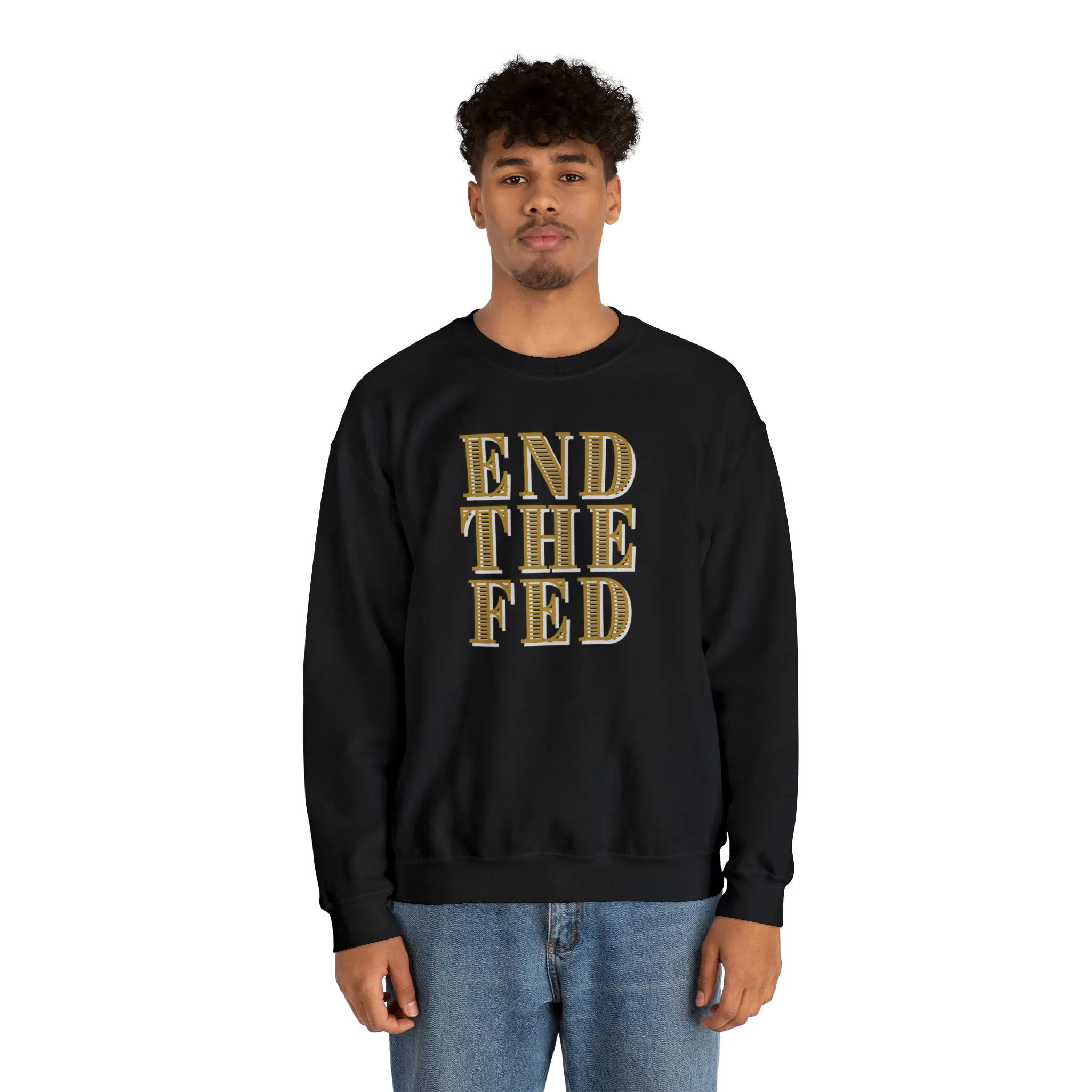 "End The Fed" Heavy Blend™ Crewneck Sweatshirt