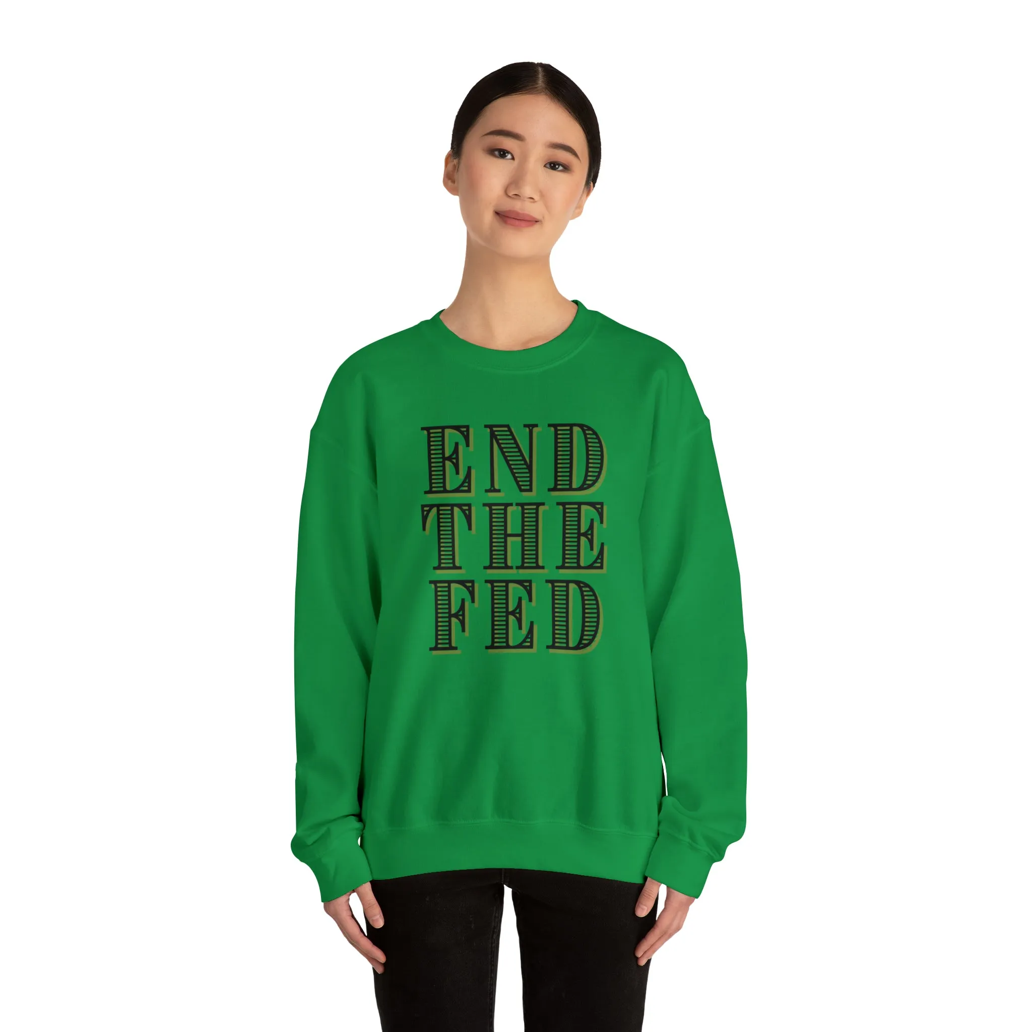 "End The Fed" Heavy Blend™ Crewneck Sweatshirt