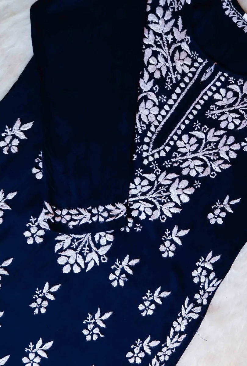 Ritu Modal Chikankari Gharara Set