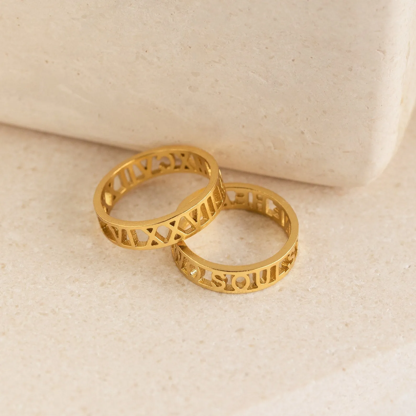 Roman Numerals Ring