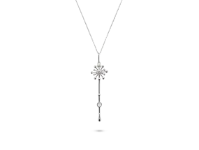 Roseate x Lightbox Lab-Grown Diamond ct. Light Wand Pendant | White