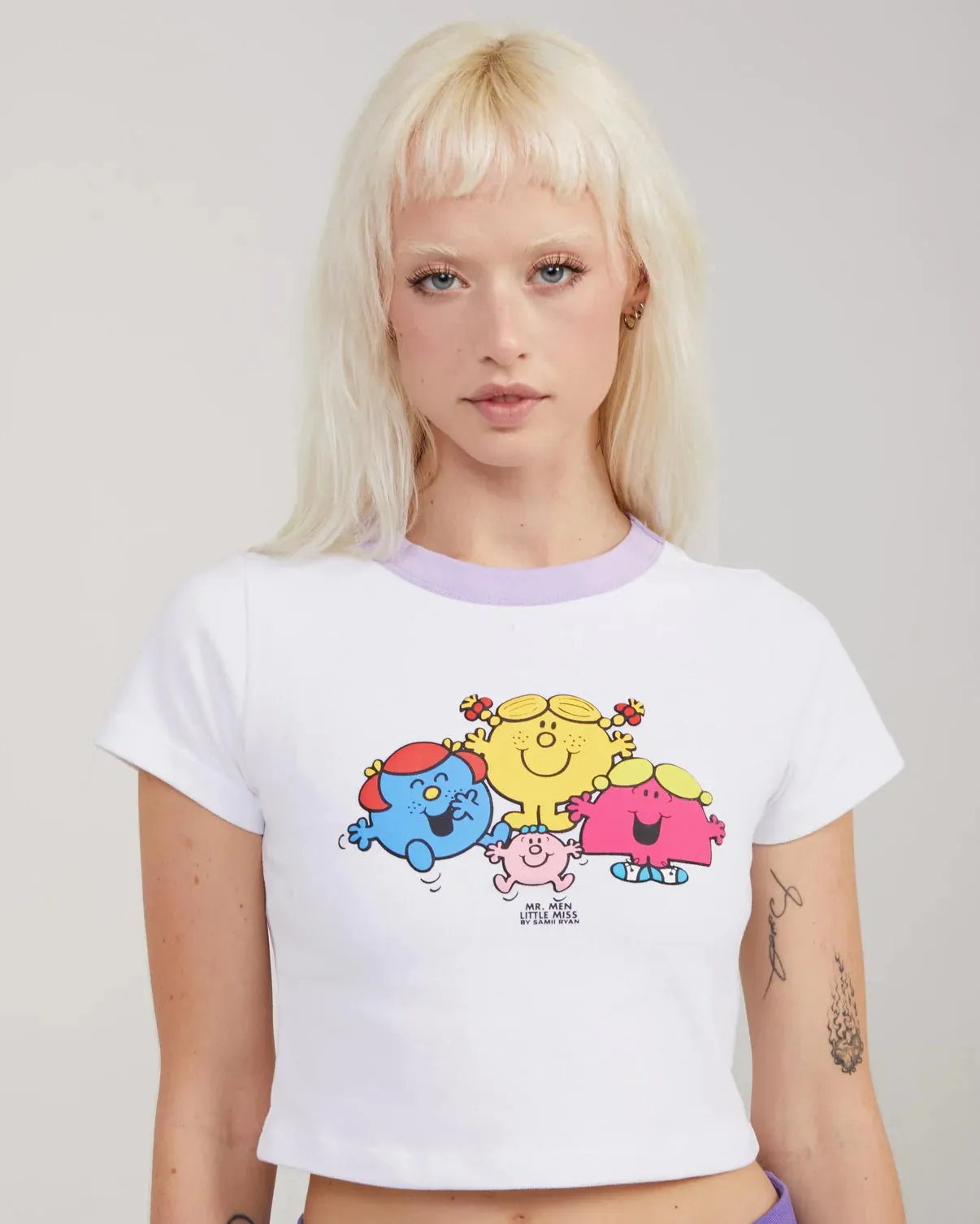 Samii Ryan x Mr Men Happy Gals Baby Tee