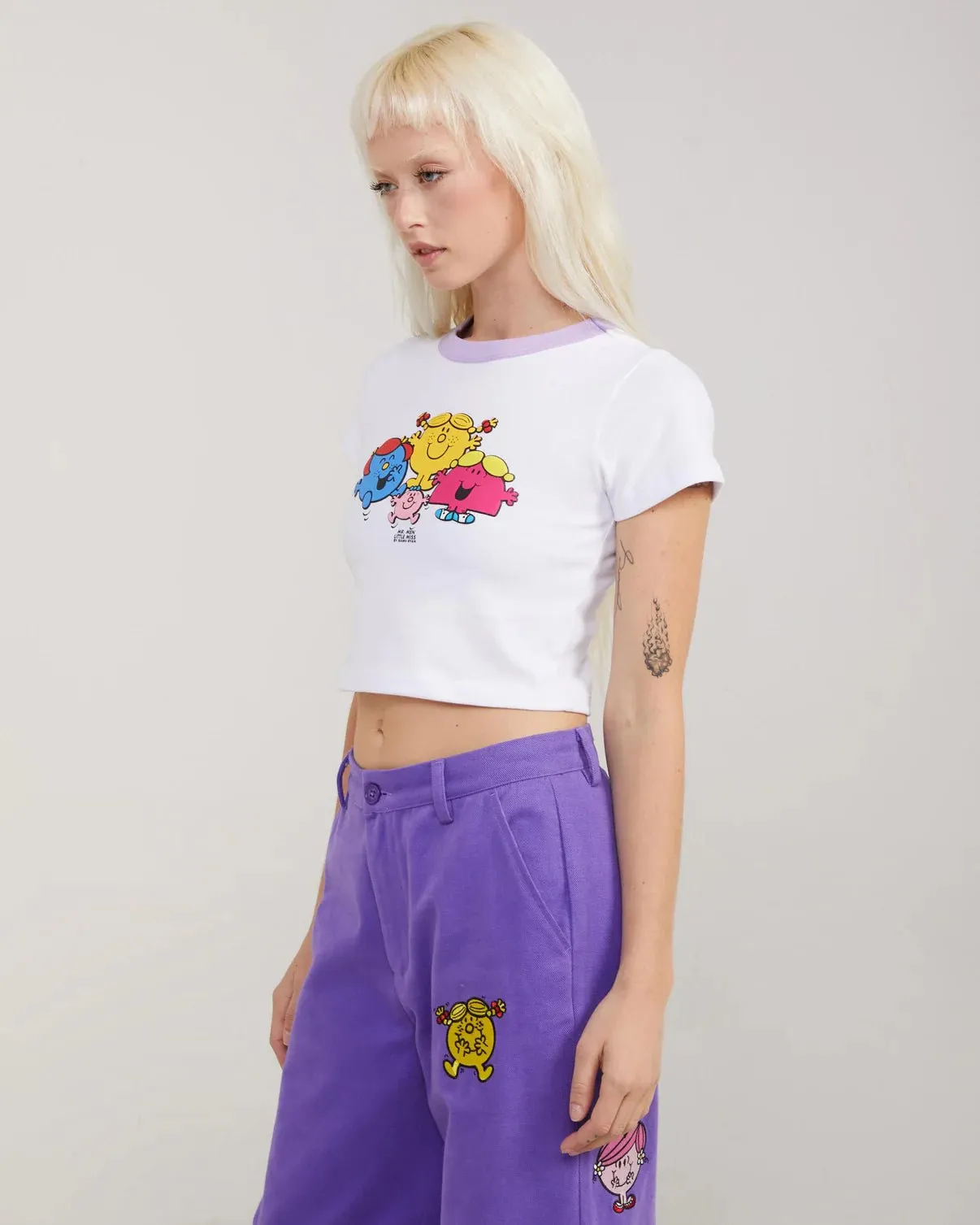 Samii Ryan x Mr Men Happy Gals Baby Tee