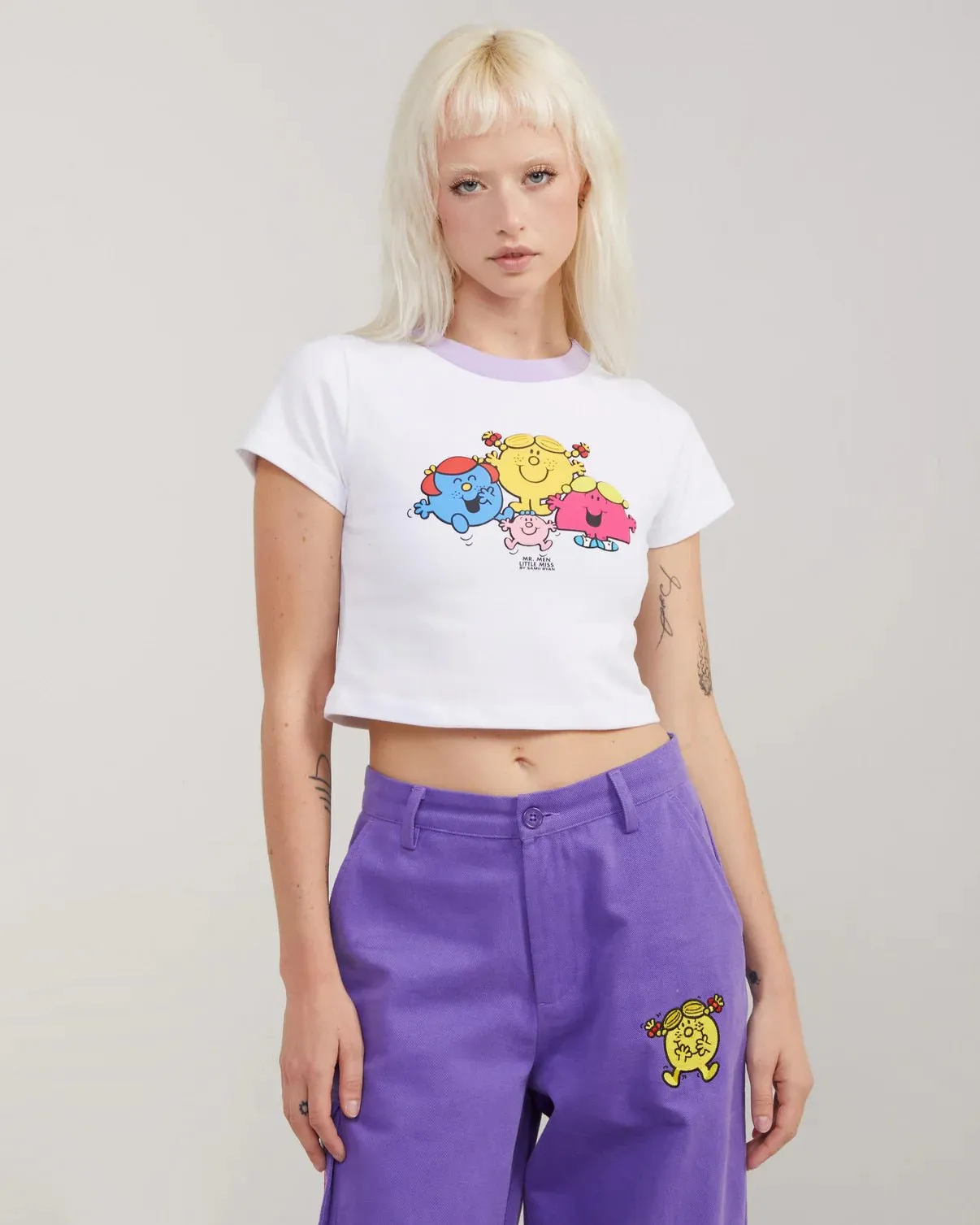 Samii Ryan x Mr Men Happy Gals Baby Tee