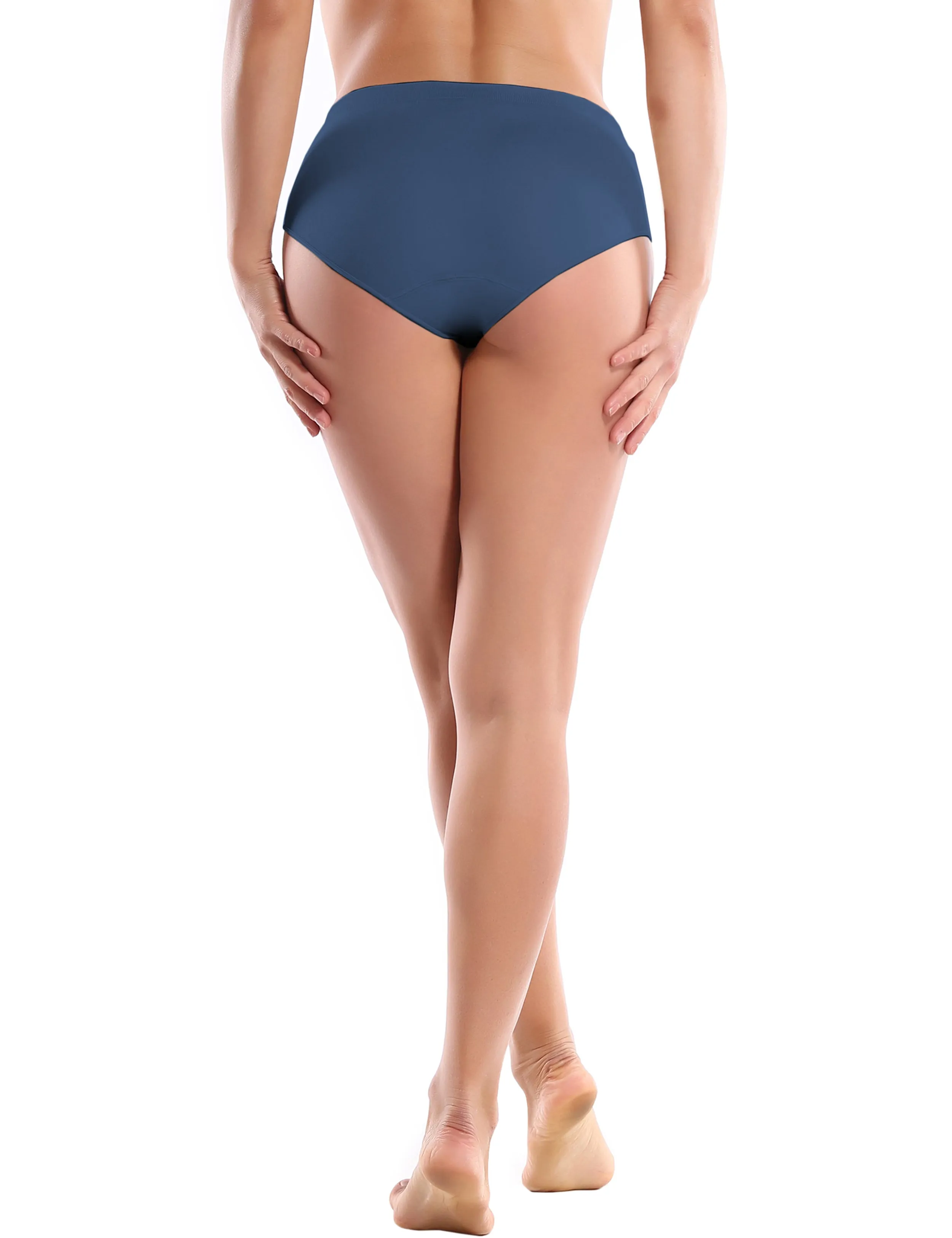 Seamless Sports Bikini Underwear darknavy