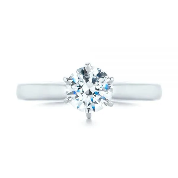 Six Prong Diamond Engagement Ring [Setting Only] - EC045