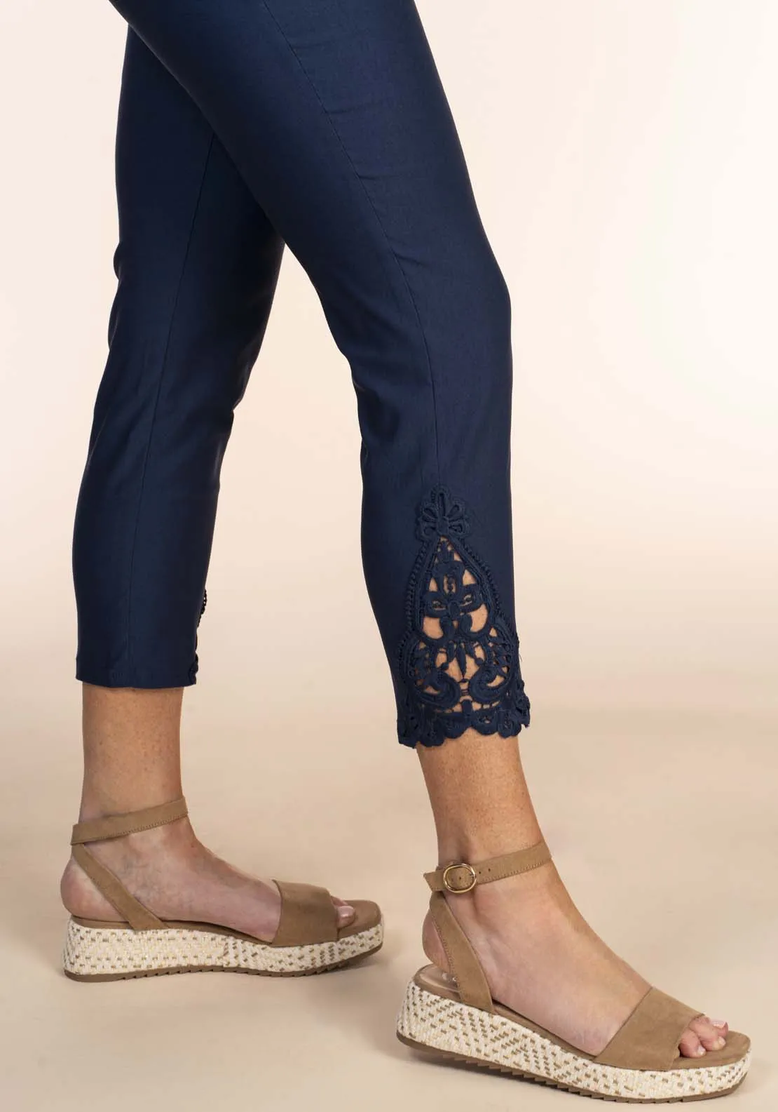 Soft Handfeel Capri - Navy