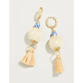 Spartina Summer House Earrings - Natural/Blue