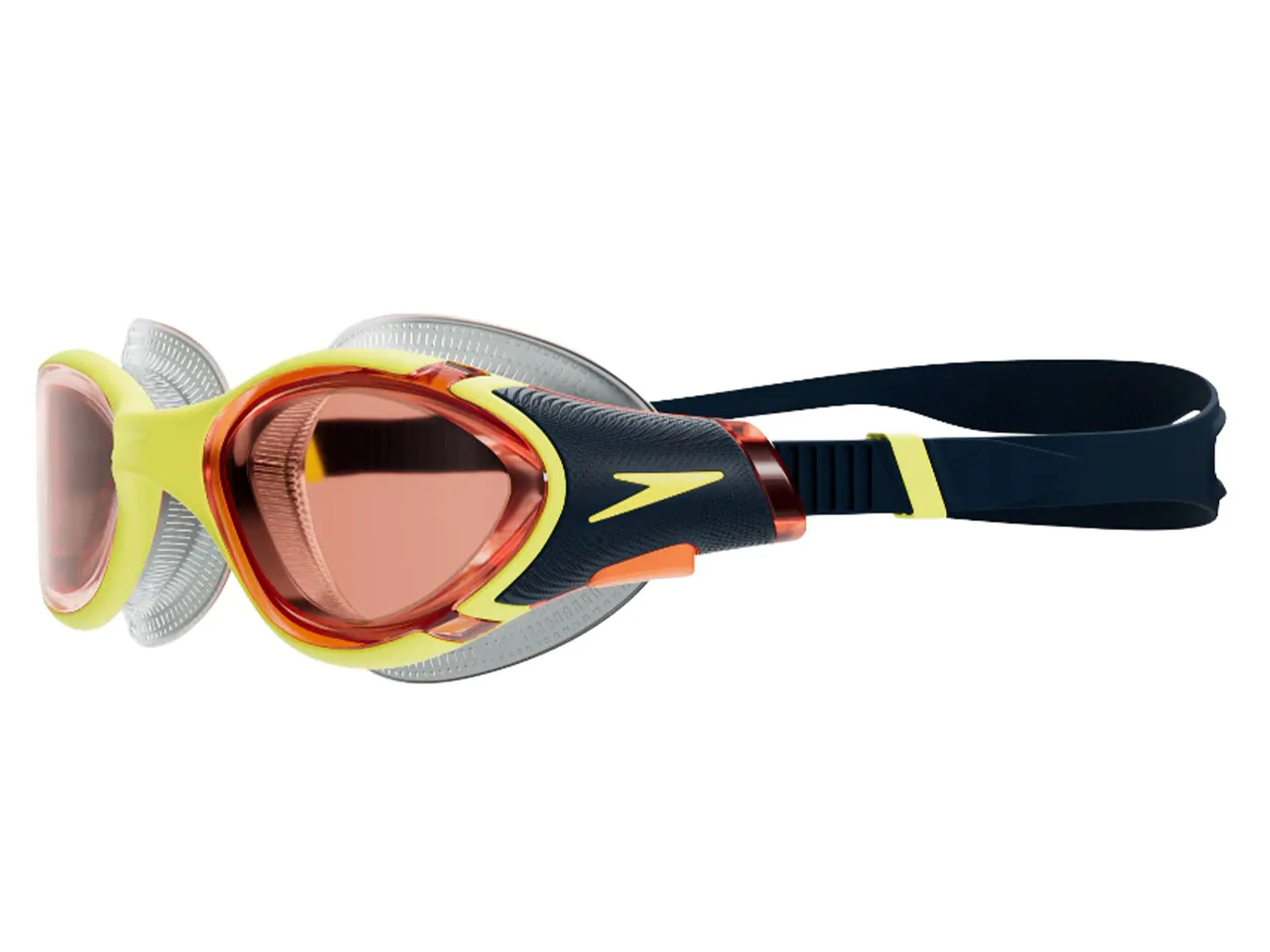 Speedo Biofuse 2.0 Goggle Orange/Black/Yellow <br> 8/00233214507